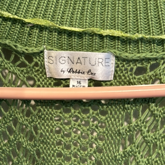 Green woman’s cardigan - Picture 3 of 4